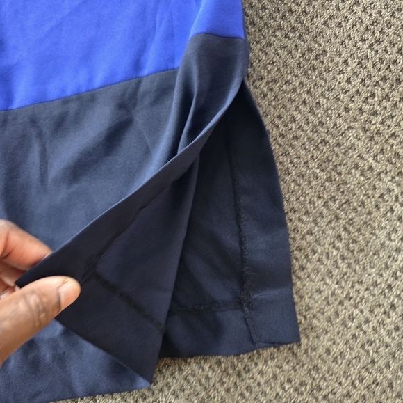 Vintage Leslie Fay Jacket Women 16 Color Block Padded 5Button Embroidered Career - Picture 10 of 14